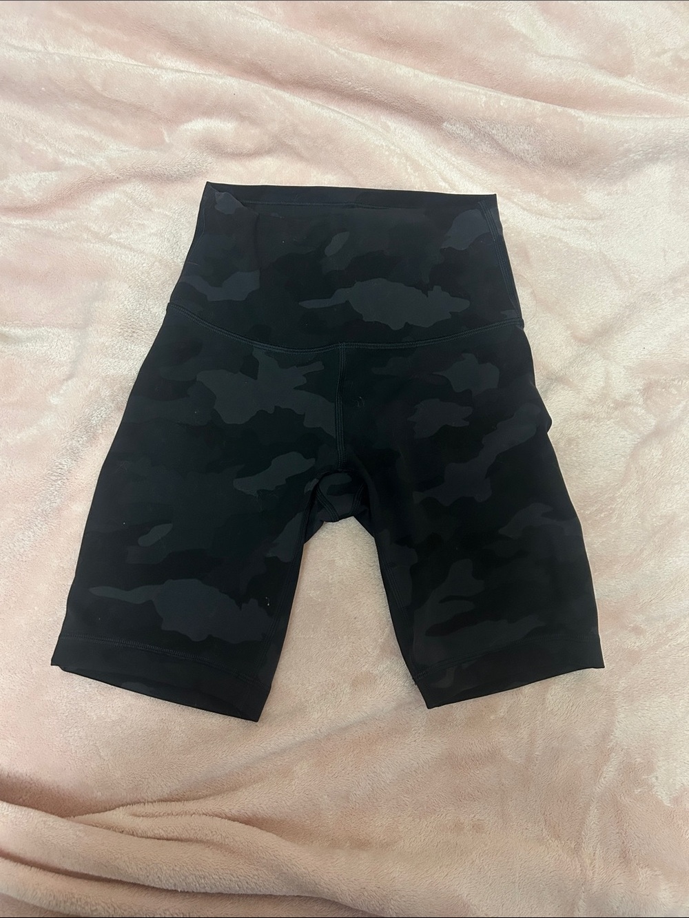 lululemon athletica High-Rise Black Camo Bike Shorts
